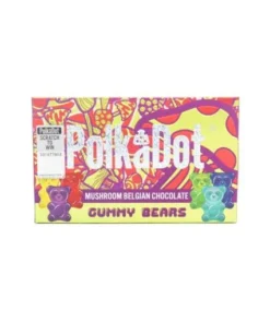 Polkadot Gummy Bears Chocolate Bar