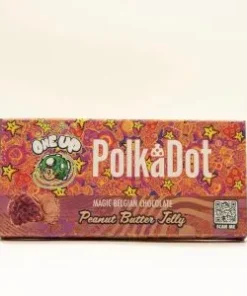 Polkadot Peanut Butter Jelly Chocolate Bar