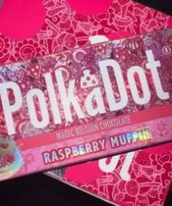 Polkadot Raspberry Muffin Chocolate Bar